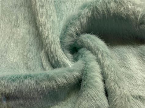 Super Luxury Faux Fur Fabric Material Plush Mint Crs Fur Fabrics