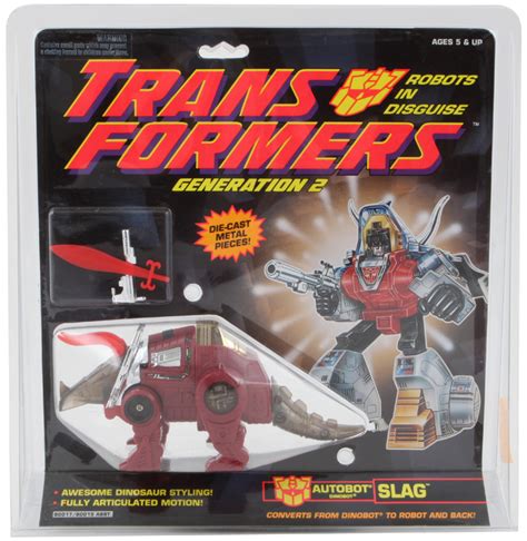 Dinobots Slag (red) (Transformers, G2, Autobot) | Transformerland.com ...