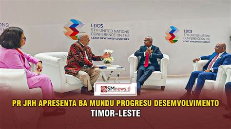 Pr Horta Apresenta Ba Mundo Progresu Desenvolvimento Timor Leste Youtube