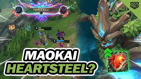 Heartsteel On Maokai Broken Maokai Wild Rift Gameplay Youtube