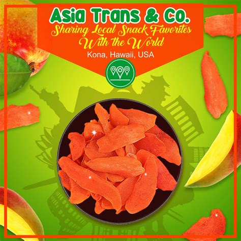 Mua Asia Trans Li Hing Mui Dried Mango Hawaiian Favorite Naturally