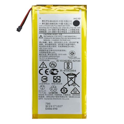 Motorola Moto G6 Battery Hg30 3000mah