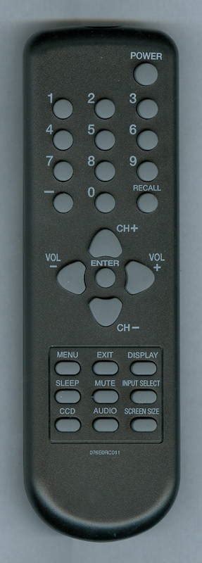 SANSUI 076E0RC011 Replacement Remote Remotes Net