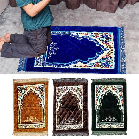 Muslims Prayer Mat Portable Islamic Turkish Prayer Rugs Worship Carpet