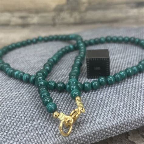 Collier En Malachite Lesmineraux Fr