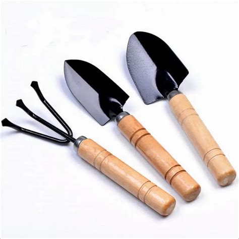 3 Piece Mini Garden Tool Set Gardening Shovels Spade Rale With