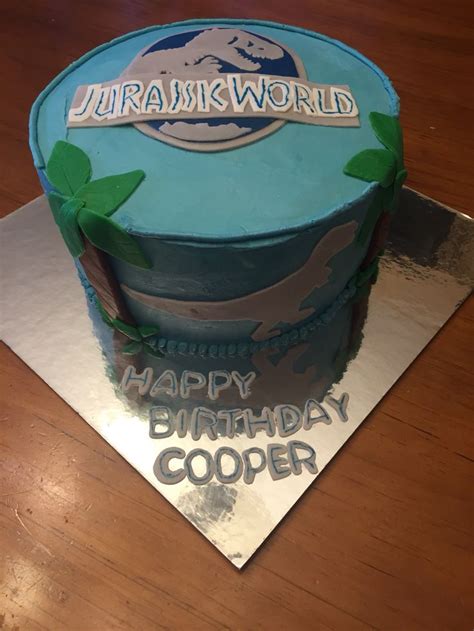 Jurassic World Birthday Cake Cupcake Cakes 10th Birthday Birthday