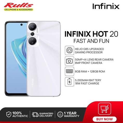 Infinix Hot Smartphone Gb Ram Gb Rom Helio G Processor Hz Display Mp