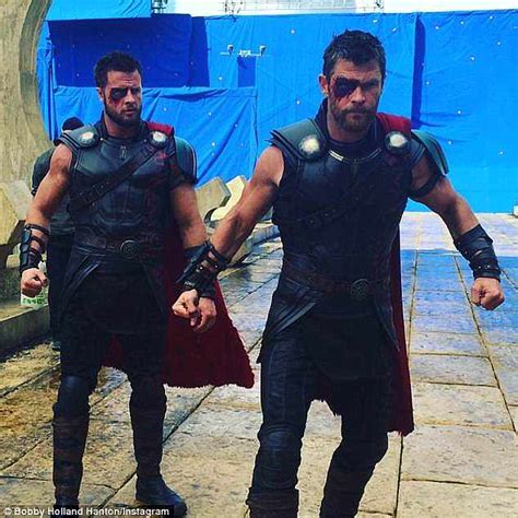 Chris Hemsworth S Stunt Double Bobby Holland Hanton Reveals Injuries Daily Mail Online