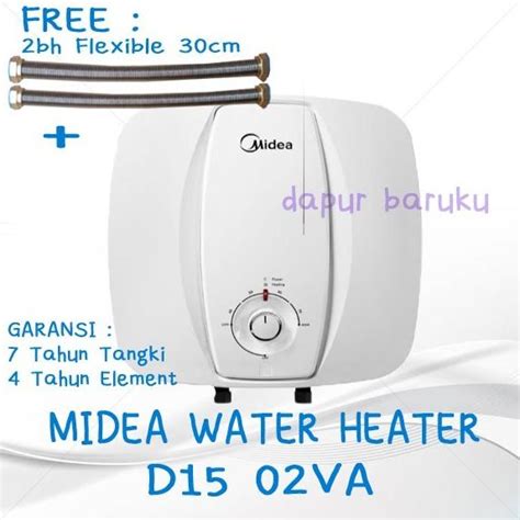 Jual Promo Water Heater Midea D Va Free Flexible Hyh D Shopee