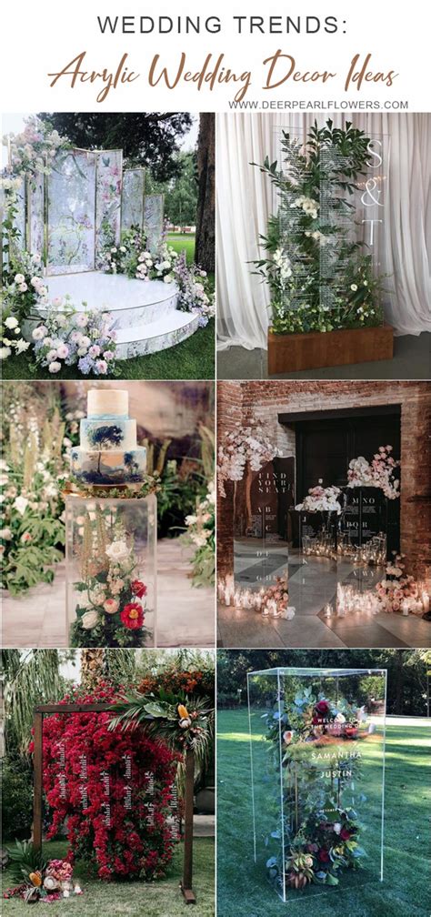 Gallery Translucent Acrylic Wedding Decor Ideas 4 Deer Pearl Flowers