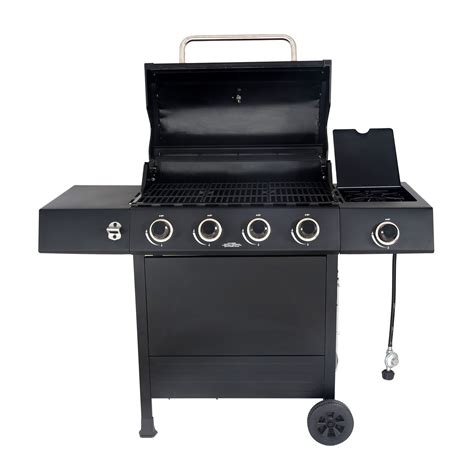 Revoace 4 Burner Propane Gas Grill With Side Burner Red Sedona Gbc1748wrs New