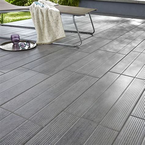 Carrelage Exterieur Imitation Bois Gris Anthracite