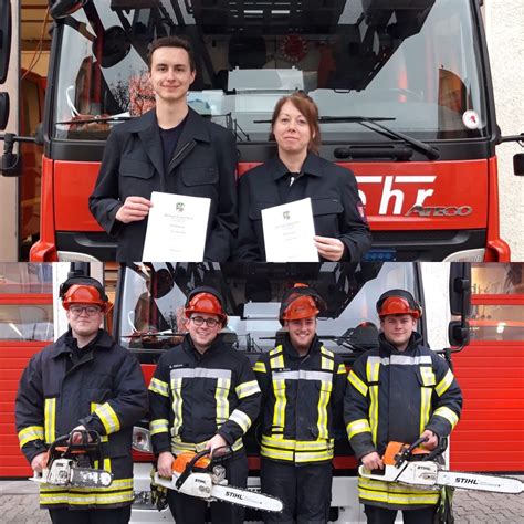 Bestandene Lehrg Nge Feuerwehr Oestrich