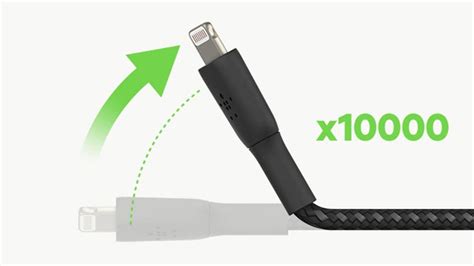 Cable Belkin Trenzado USB C A Lightning 1m Negro IShop Costa Rica