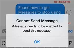 Top Ways For Imessage Needs To Be Enabled To Send This Message