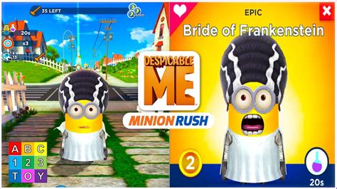 Minion Rush Bride Of Frankenstein Game Play Youtube