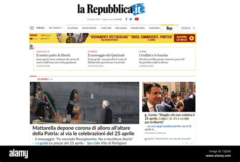 la repubblica newspaper  res stock photography  images alamy