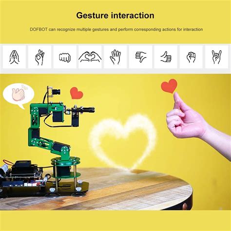 Buy Yahboom Robotic Arm Raspberry Pi Robot Kit AI Hand Building With