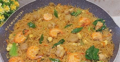 Resep Bihun Goreng Spesial Ala Resto Oleh Pawon Puri Cookpad