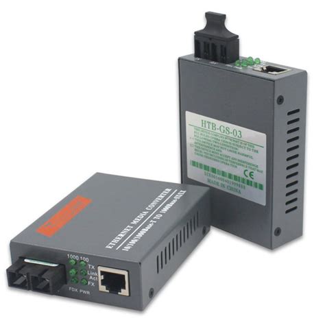 Gigabit Fiber Optical Ethernet Media Converter 1000mbps Single Mode