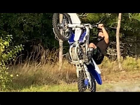 Yz250F Wheelies YouTube