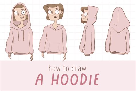 How To Draw A Hoodie Draw Cartoon Style