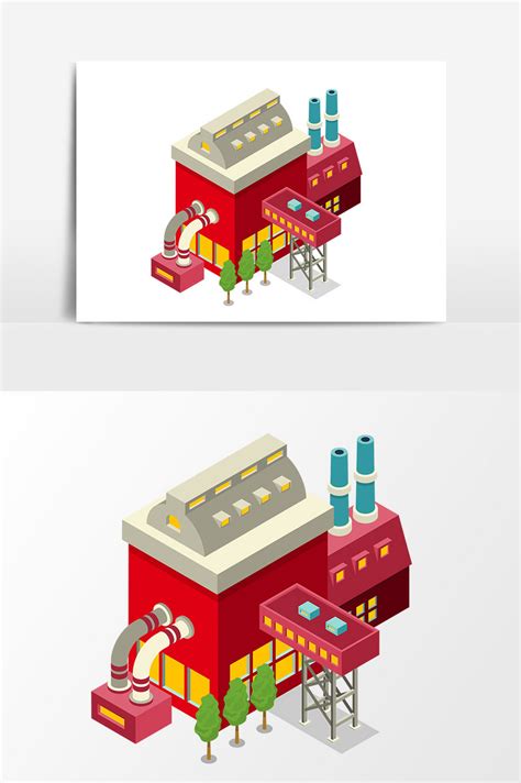 Drawing Factory Building Vector | AI PNG Images Free Download - Pikbest