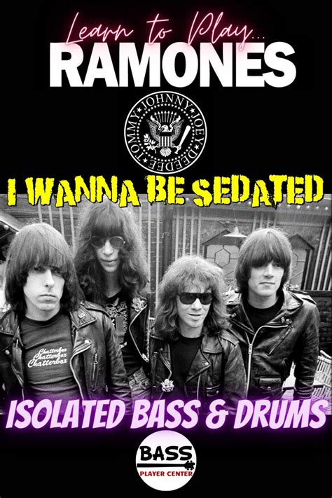 I Wanna Be Sedated - Ramones - Isolated Bass & Drums - Bass Player ...