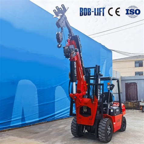 High Quality New 1700 Kg Two Arm Lifting Cranes Forklift Boom Truck