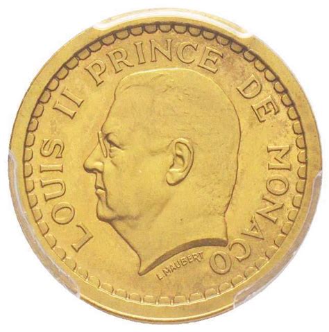 Franc Louis Ii Essai Monaco Numista