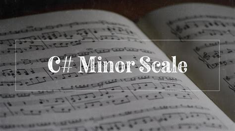 C Sharp Minor Scale - Applied Guitar Theory