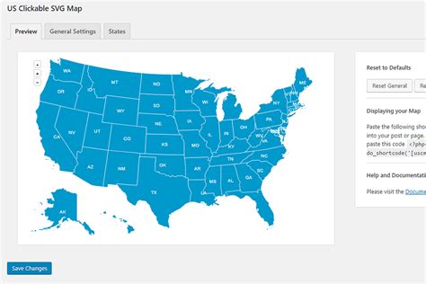 Us Clickable Svg Map Creative Wordpress Plugins Creative Market