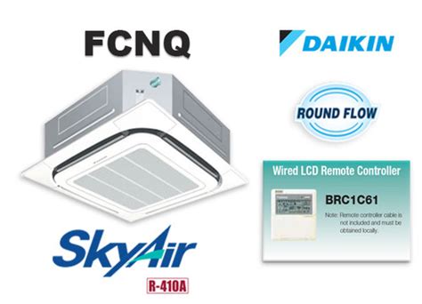 Ac Cassette Daikin 3 Pk Round Flow Non Inverter Fcnq26mv14 1phase Ac Bandung