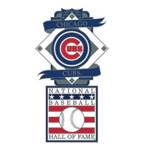 Chicago Cubs Baseball Hall of Fame Logo Exclusive Collector's Pin