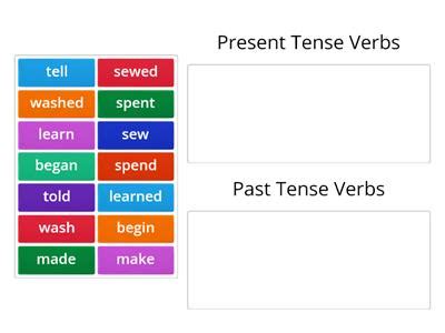 tense  present teaching resources