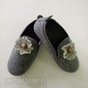 Buty handmade Paputy Kapcie bambosze prezent dla niej ღ art Madam pl