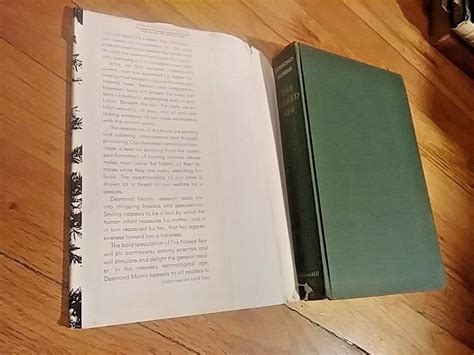 The Naked Ape Desmond Morris First American Edition Rd Print