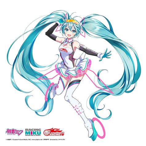 初音ミク レーシングミク 「『レーシングミク 2021ver』のデザイン・イラストを担当させて頂きました」森倉円のイラスト