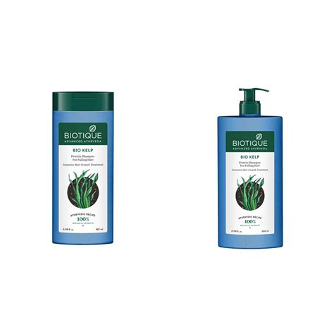 Buy Biotique Bio Kelp Protein Shampoo For Falling Hair Intensive Hair Regrowth Treatment 180ml