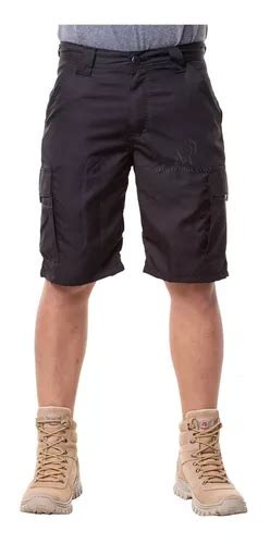 Kit Bermudas T Tica Cargo Militar Refor Ada Poly Rip Stop