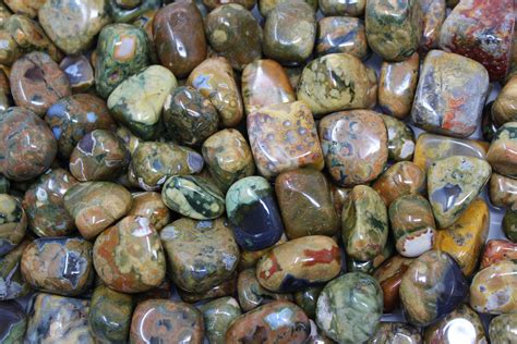 Rhyolite Tumbled Stones: Choose 4 oz, 8 oz or 1 lb Bulk Lots ('A' Grade, Tumbled Rhyolite ...