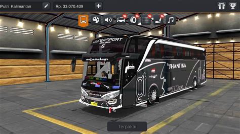 Bussid Livery Shantika Hypersport Hino Rn Realistic Sound Youtube