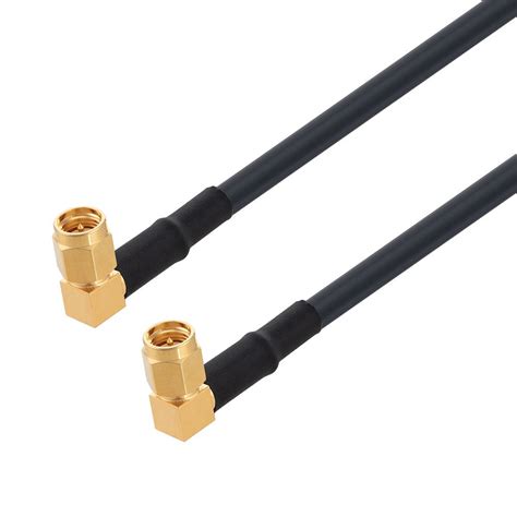 Low Loss RA SMA Male To RA SMA Male Cable LMR 195 UF Coax