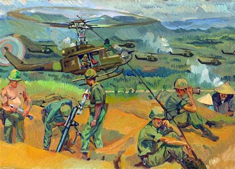 Pin On Vietnam War Art