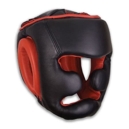 Ringside Full Face Boxing Headgear - Sparring Head Gear - Leather Face ...