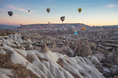 Cappadocia Hot Air Baloons Stock Photo Image Of Nature