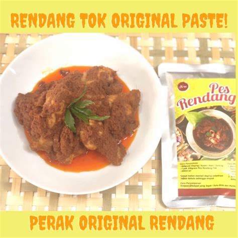 Pes Rendang Tok Original Perak By Nora Kitchen Shopee Malaysia