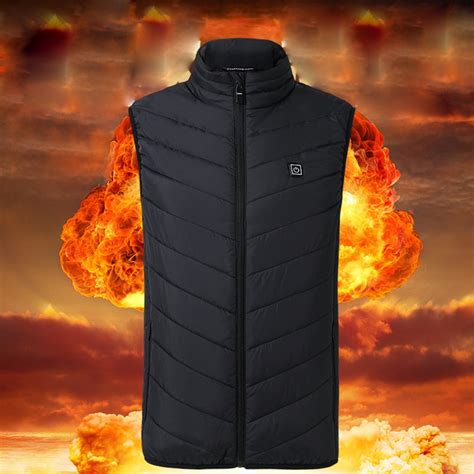 Mannen Elektrische Verwarming Usb Verwarming Vest Grandado