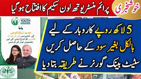 Good News Prime Minister Youth Loan Scheme 2023 How To Apply For Pm